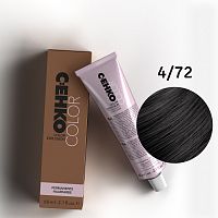 Крем-краска для волос Color Explosion, 4/72 Средний каштан коричнево-пепельный