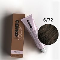 Крем-краска для волос Color Explosion, 6/72 Темный блондин коричнево-пепельный