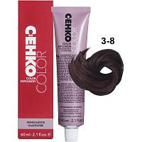 Крем-краска для волос Color Explosion, 3/8 Темный шатен фиолетовый/Dark Brown Violet