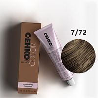 Крем-краска для волос Color Explosion, 7/72 Средний блондин коричнево-пепельный